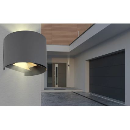 Globo - LED vonkajšie nástenné svietidlo 2xLED/3W/230V IP54