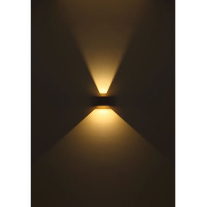 Globo - LED Vonkajšie nástenné svietidlo so senzorom 2xLED/3W/230V IP54