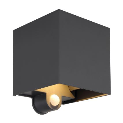 Globo - LED Vonkajšie nástenné svietidlo so senzorom 2xLED/3W/230V IP54
