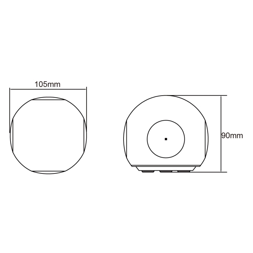 Globo - LED Vonkajšie nástenné svietidlo LED/4,5W/230V IP54