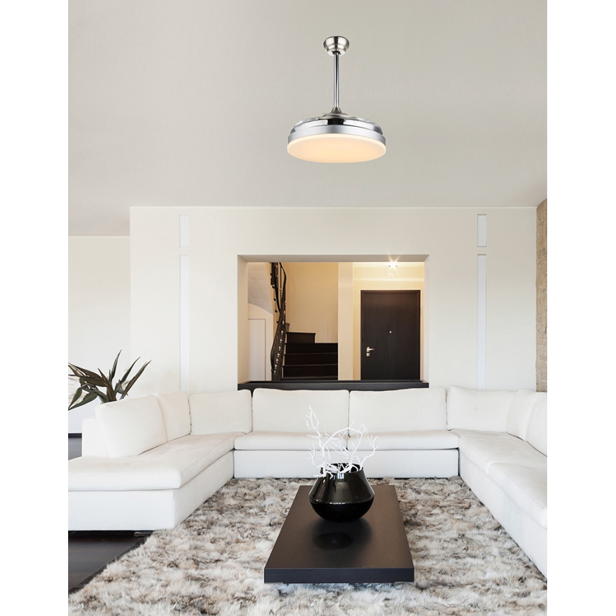 Globo 0350 - LED Stropný ventilátor s diaľkovým ovládačom CABRERA LED/36W/230V