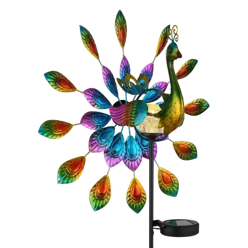 Globo - LED Solárna dekorácia LED/0,06W/3V IP44 300 mAh páv