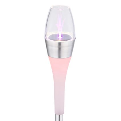 Globo - LED RGB Solárne svietidlo 2xLED/0,06W/3V IP44 400 mAh