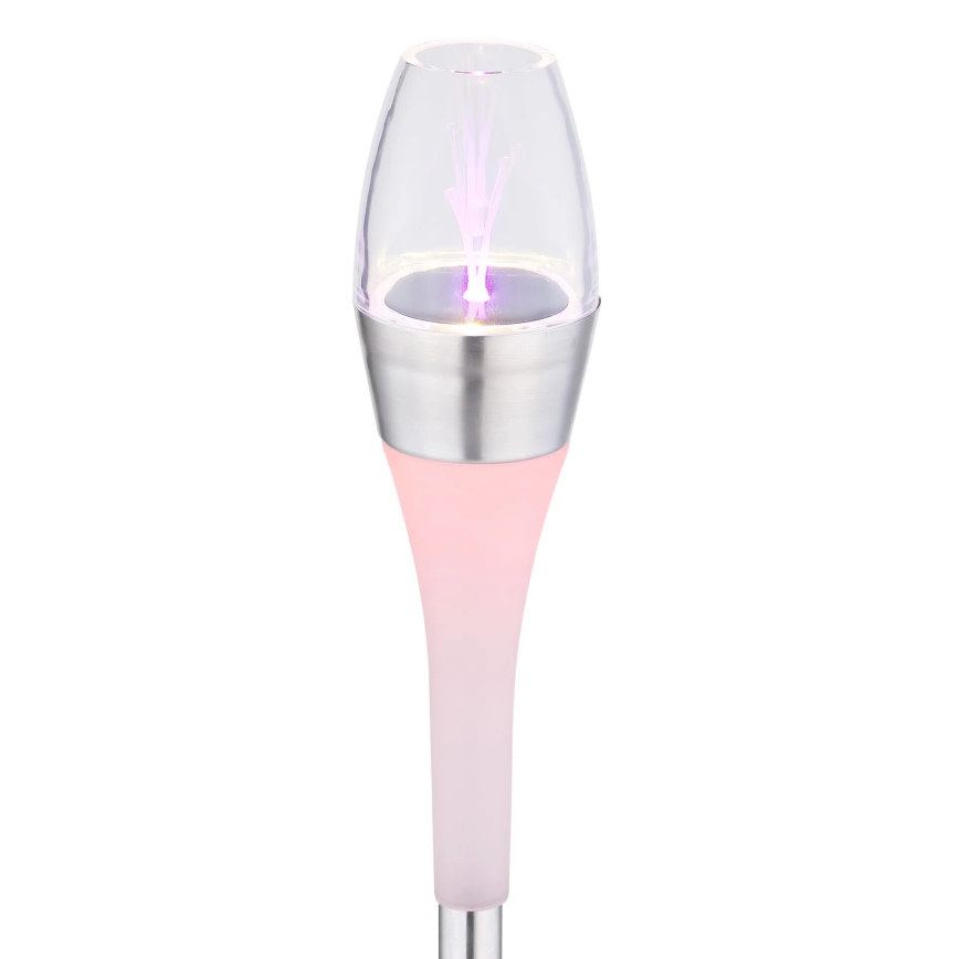 Globo - LED RGB Solárne svietidlo 2xLED/0,06W/3V IP44 400 mAh