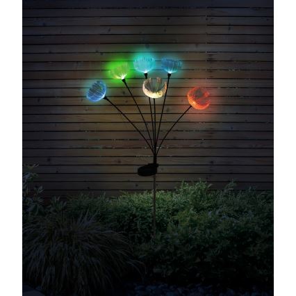 Globo - LED RGB solárne svietidlo 6xLED/1,2V IP44 300 mAh