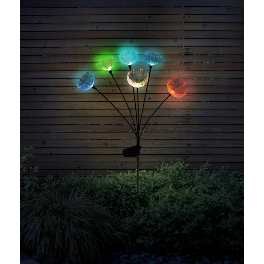 Globo - LED RGB solárne svietidlo 6xLED/1,2V IP44 300 mAh