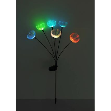 Globo - LED RGB solárne svietidlo 6xLED/1,2V IP44 300 mAh
