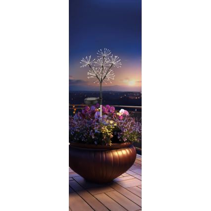 Globo - LED solárne svietidlo 3xLED/3V IP44 600 mAh ohňostroj