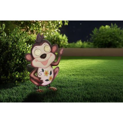 Globo - LED Solárne svietidlo 104xLED/3V IP44 300 mAh opica