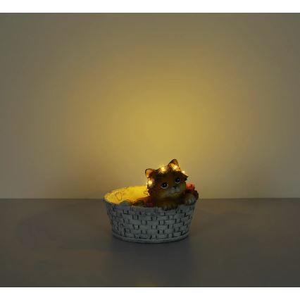 Globo - LED Solárne svietidlo LED/1,2V IP44 300 mAh mačka