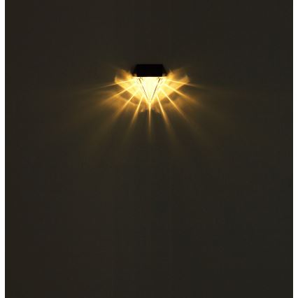 Globo - SADA 2x LED Solárne nástenné svietidlo LED/0,5W/3V IP44 600 mAh