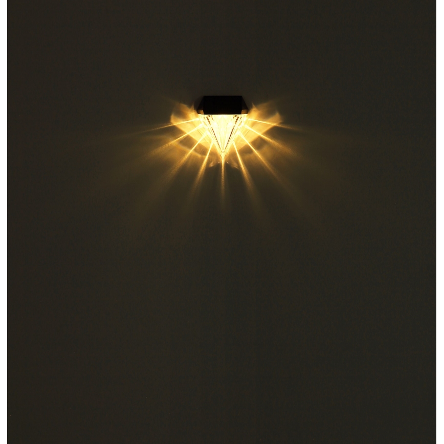 Globo - SADA 2x LED Solárne nástenné svietidlo LED/0,5W/3V IP44 600 mAh