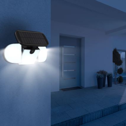 Globo - LED solárne svietidlo so senzorom LED/3,7V IP44 2000 mAh