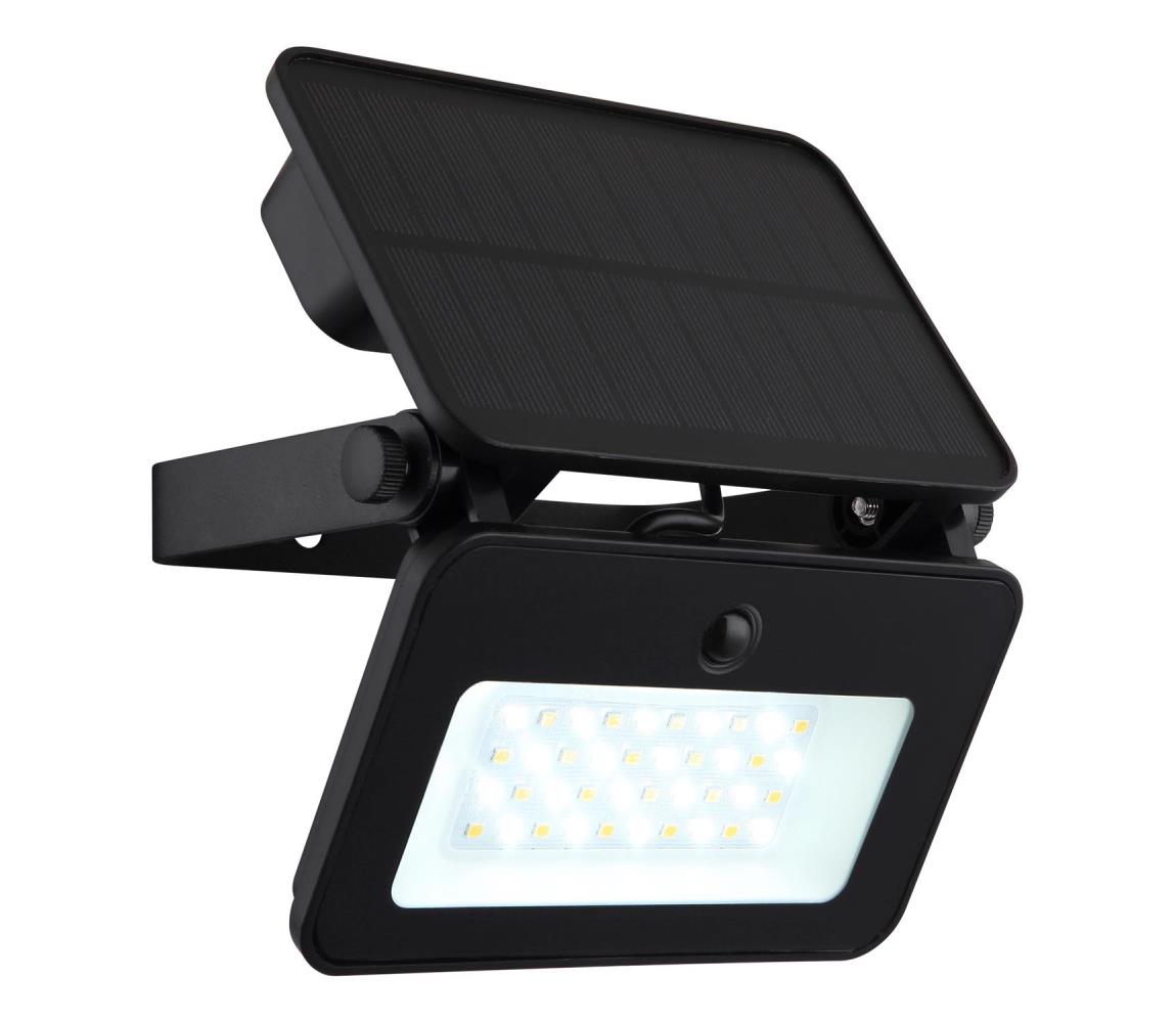 Globo 36504 - Stmievateľné LED solárne svietidlo so senzorom 8W/5V 3000/4000/6500K IP65 36504