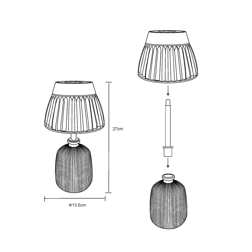 Globo - LED Solárna lampa 10xLED/0,06W/3V IP44 400 mAh