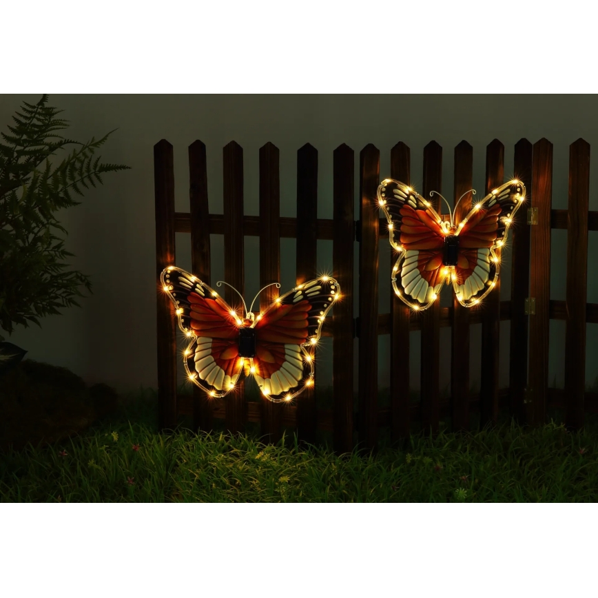 Globo - LED solárne svietidlo LED/3V IP44 200 mAh motýľ