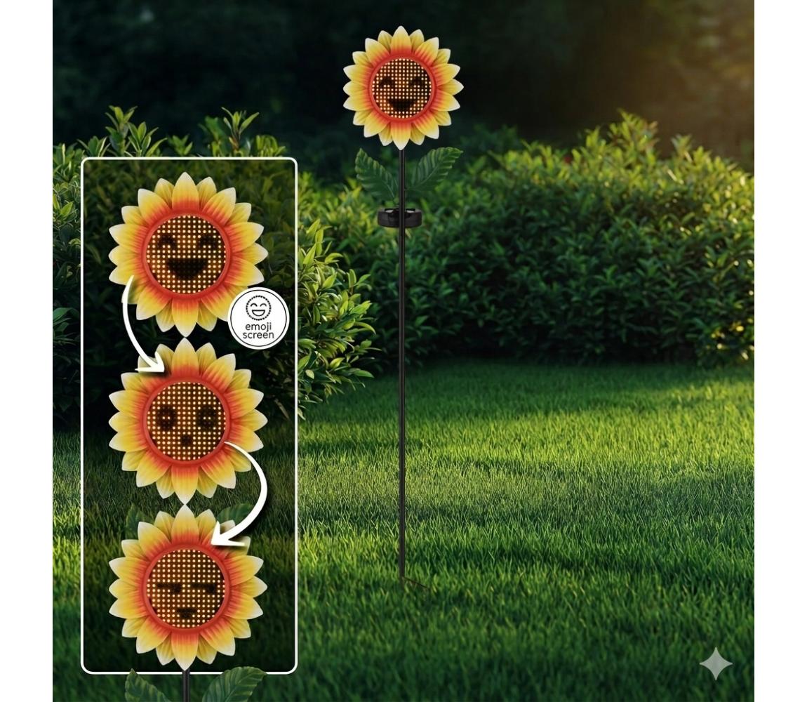 Globo 36590 - LED Solárne svietidlo 200xLED/0,06W/3V IP44 kvetina 36590
