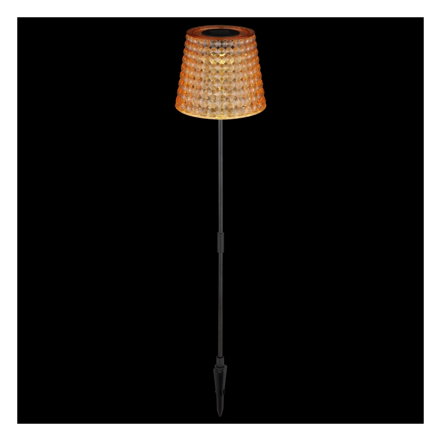 Globo - SADA 2x LED Solárne svietidlo LED/0,06W/3V IP44 oranžová