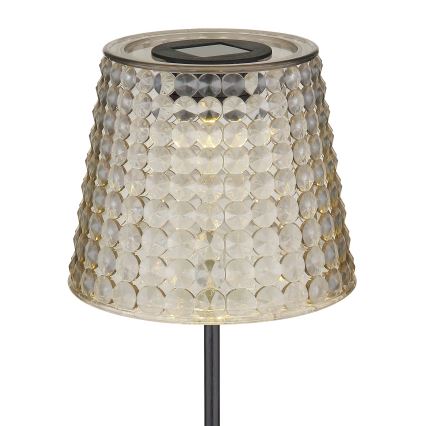 Globo - SADA 2x LED Solárne svietidlo LED/0,06W/3V IP44 šedá