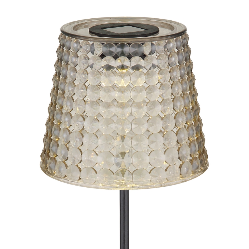 Globo - SADA 2x LED Solárne svietidlo LED/0,06W/3V IP44 šedá