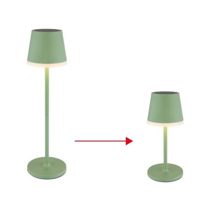 Globo - LED Solárne svietidlo LED/0,06W/3V 3000K IP44 1200 mAh zelená