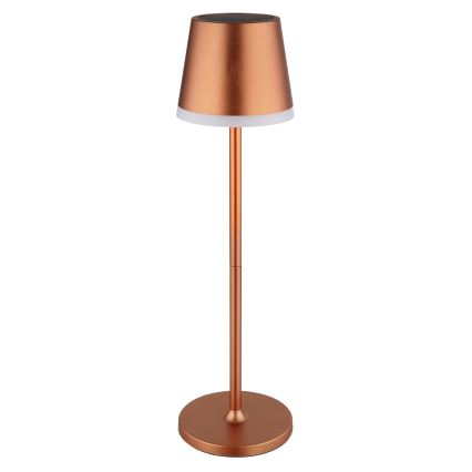Globo - LED Solárne svietidlo LED/0,6W/3V 3000K IP44 1200 mAh medená