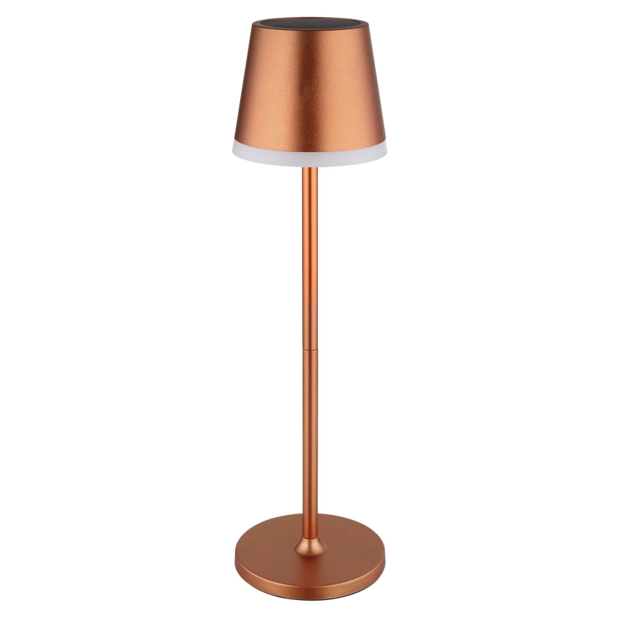 Globo - LED Solárne svietidlo LED/0,6W/3V 3000K IP44 1200 mAh medená