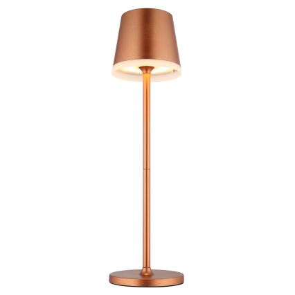 Globo - LED Solárne svietidlo LED/0,6W/3V 3000K IP44 1200 mAh medená
