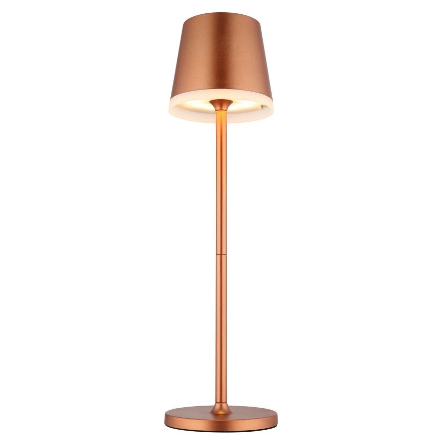 Globo - LED Solárne svietidlo LED/0,6W/3V 3000K IP44 1200 mAh medená