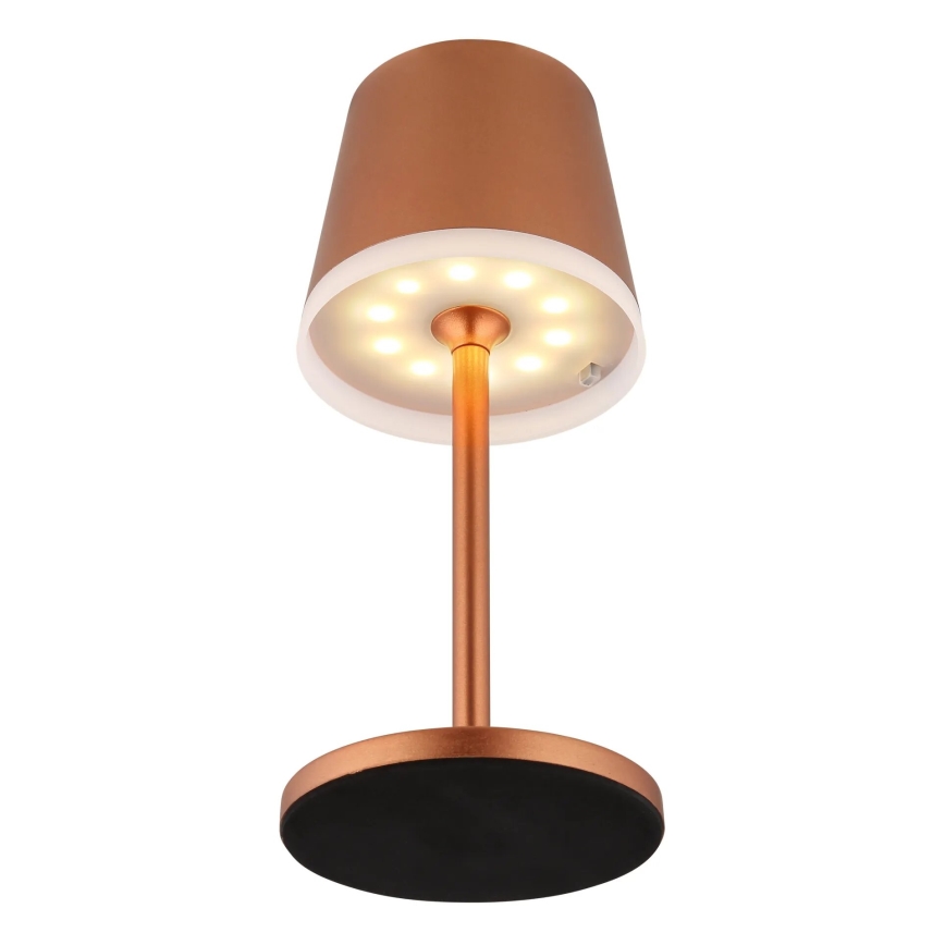 Globo - LED Solárne svietidlo LED/0,6W/3V 3000K IP44 1200 mAh medená