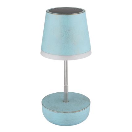 Globo - LED Solárna lampa 10xLED/0,06W/3V IP44 800 mAh modrá