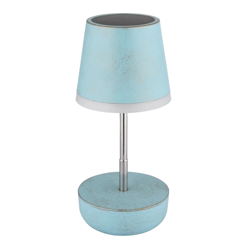 Globo - LED Solárna lampa 10xLED/0,06W/3V IP44 800 mAh modrá