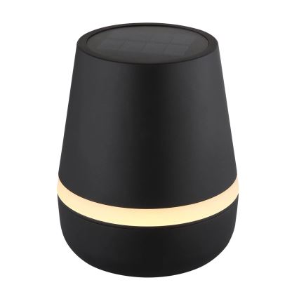 Globo - LED Solárna lampa 10xLED/0,06W/3V IP44 800 mAh čierna