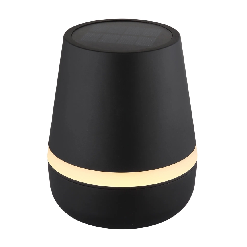 Globo - LED Solárna lampa 10xLED/0,06W/3V IP44 800 mAh čierna