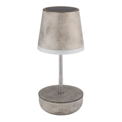 Globo - LED Solárna lampa 10xLED/0,06W/3V IP44 šedá