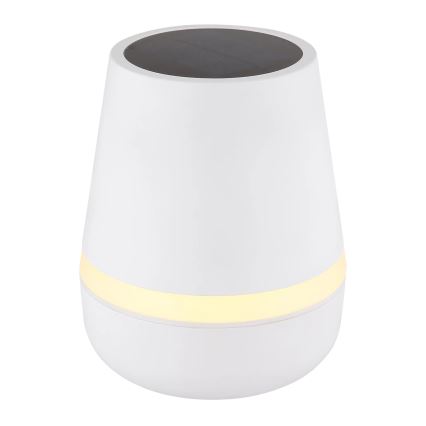 Globo - LED Solárna lampa 10xLED/0,06W/3V IP44 800 mAh biela