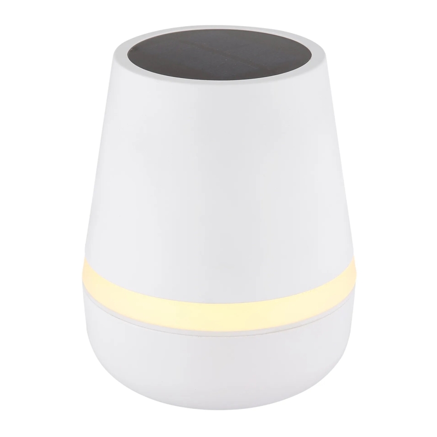 Globo - LED Solárna lampa 10xLED/0,06W/3V IP44 800 mAh biela