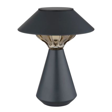 Globo - LED Solárna lampa 10xLED/0,06W/1,2V IP44 600 mAh čierna