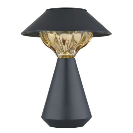 Globo - LED Solárna lampa 10xLED/0,06W/1,2V IP44 600 mAh čierna