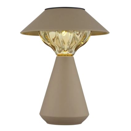 Globo - LED Solárna lampa 10xLED/0,06W/1,2V IP44 600 mAh hnedá