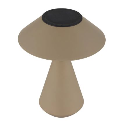 Globo - LED Solárna lampa 10xLED/0,06W/1,2V IP44 600 mAh hnedá