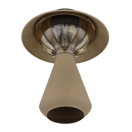 Globo - LED Solárna lampa 10xLED/0,06W/1,2V IP44 600 mAh hnedá