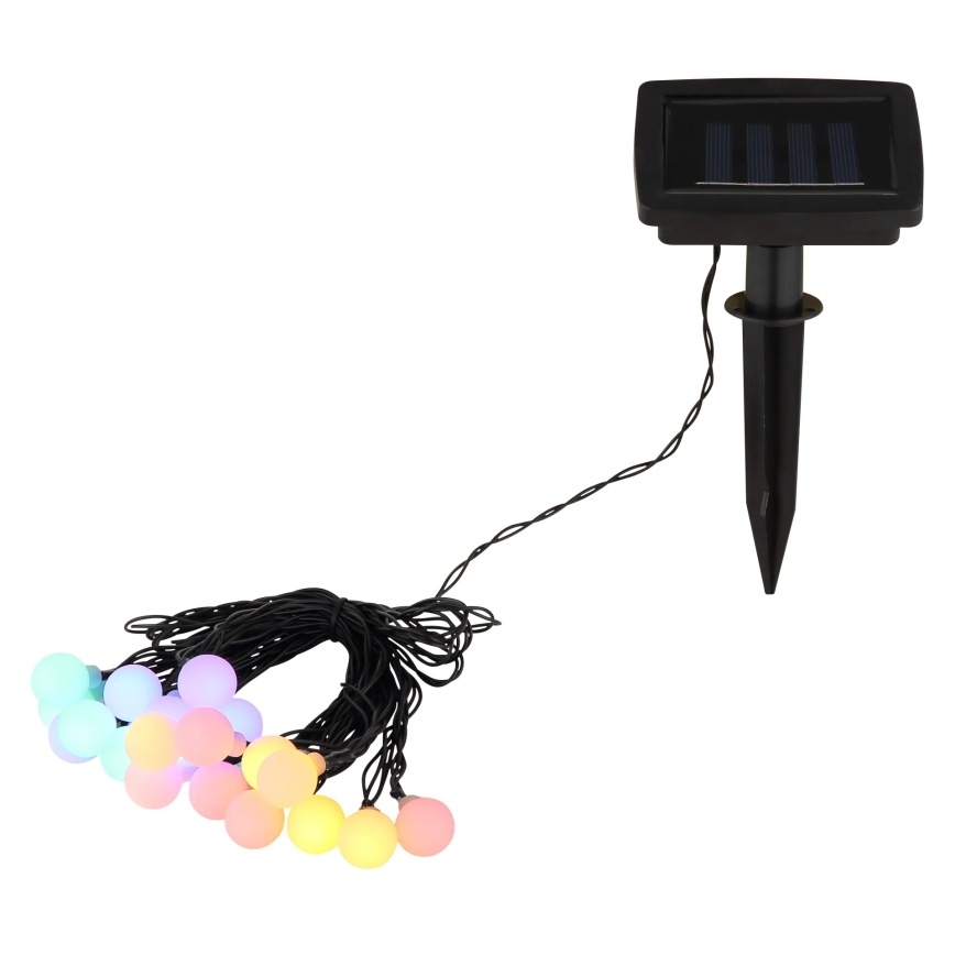 Globo - Solárny LED reťazec 20xLED/1,2V IP44 300 mAh 5,8 m