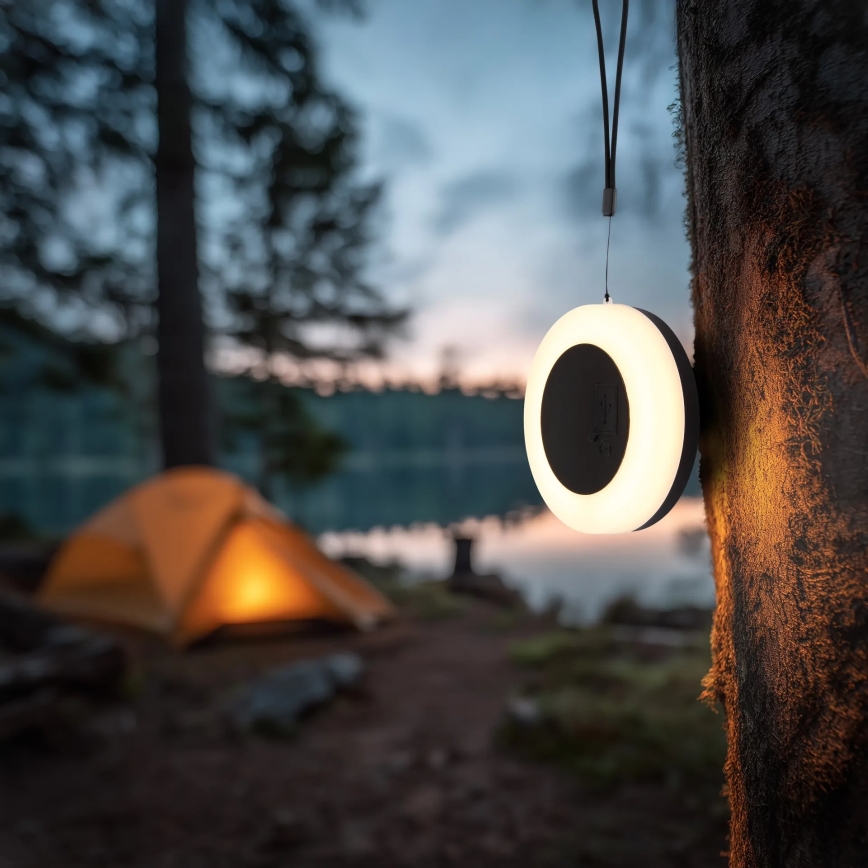 Globo - LED Prenosná solárna lampa LED/3W/3,7V IP54 2200 mAh