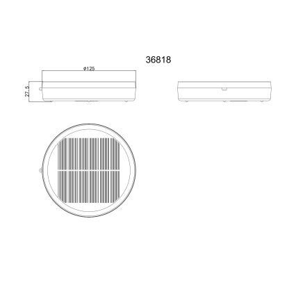 Globo - LED Prenosná solárna lampa LED/3W/3,7V IP54 2200 mAh