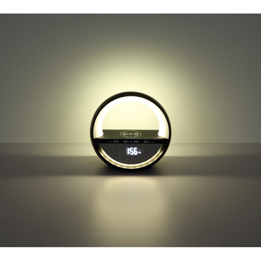Globo - LED RGB dotyková nabíjacia stolová lampa s reproduktorom LED/3,5W/5V 1800 mAh