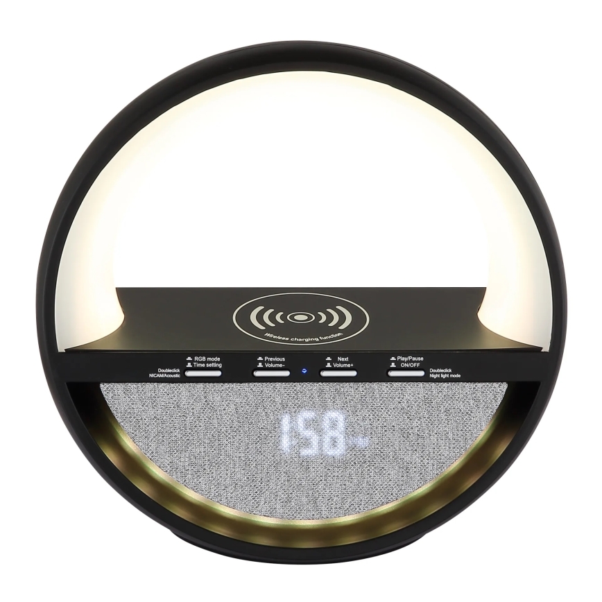 Globo - LED RGB dotyková nabíjacia stolová lampa s reproduktorom LED/3,5W/5V 1800 mAh