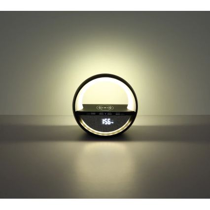 Globo - LED RGBW dotyková nabíjacia stolná lampa s reproduktorom a bezdrôtovým nabíjaním QI LED/3,5W/5V 1800 mAh
