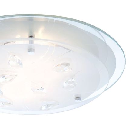 Globo 40409-2 - Stropné svietidlo BRENDA 2XE27ILLU/60W/230V