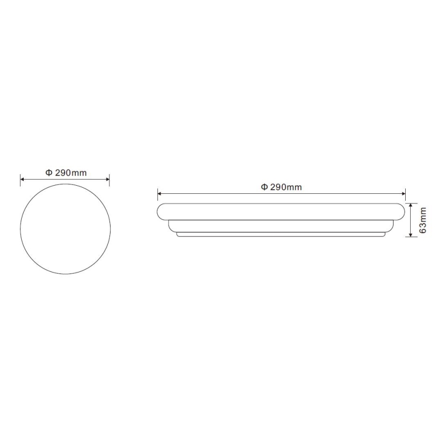 Globo - LED Stropné svietidlo 1xLED/20W/230V